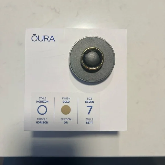 Oura Gold Horizon Ring - Picture 1 of 2